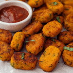Baked Sweet Potato Zucchini Tots