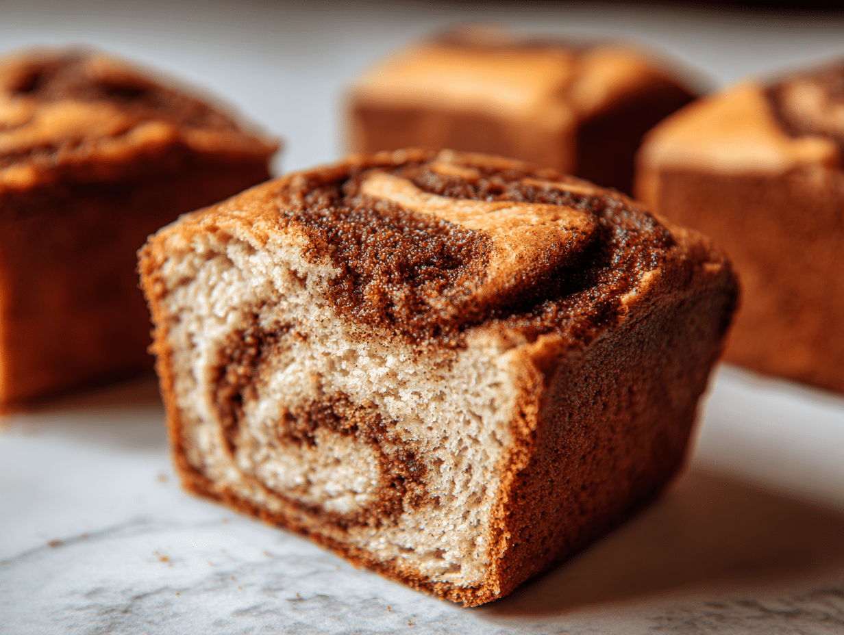 Cinnamon Swirl Protein Cake