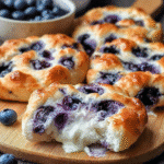 Cottage Cheese Blueberry Cloud Bread