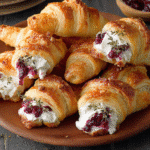 Cranberry Cream Cheese Crescent Bites