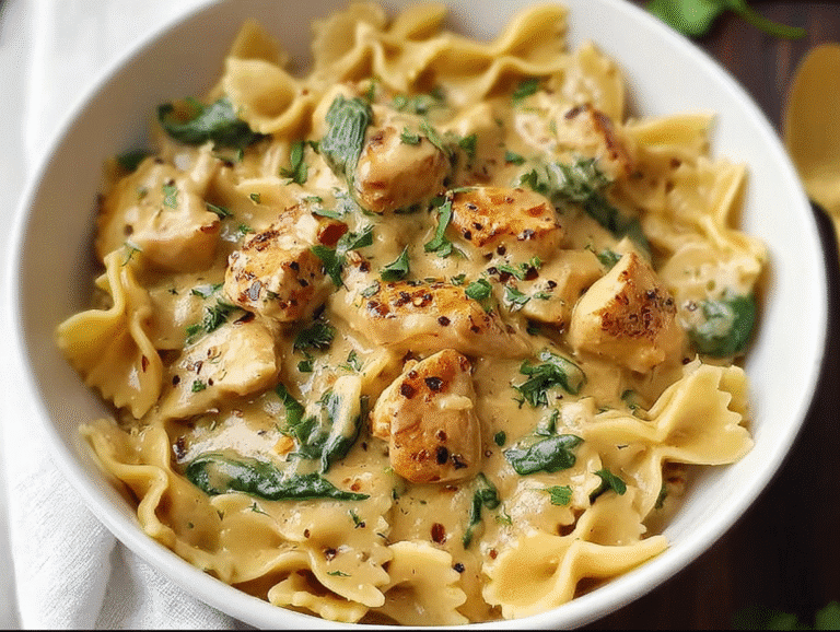 Creamy Dairy-Free Chicken Alfredo with Gluten-Free Pasta
