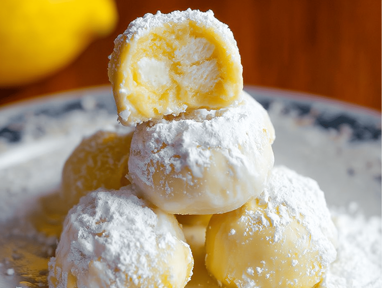 Creamy Lemon Truffles Recipe