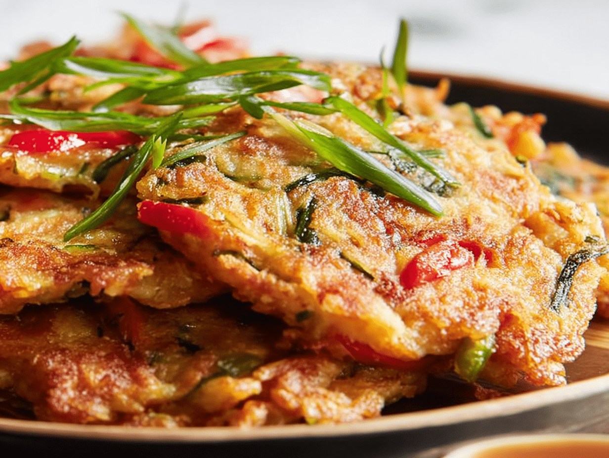 Crispy Korean Vegetable Pancake Recipe