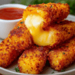 Crispy Potato Cheese Sticks