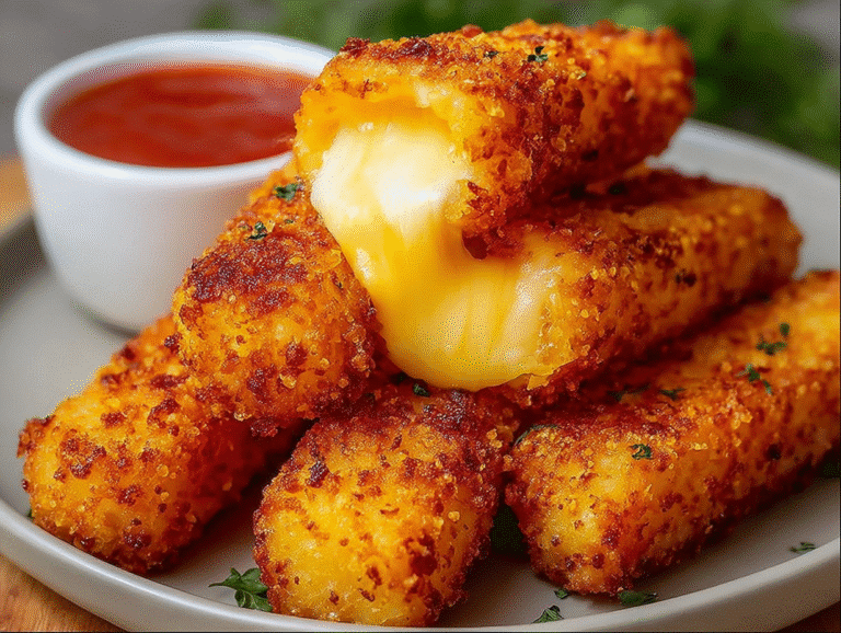 Crispy Potato Cheese Sticks