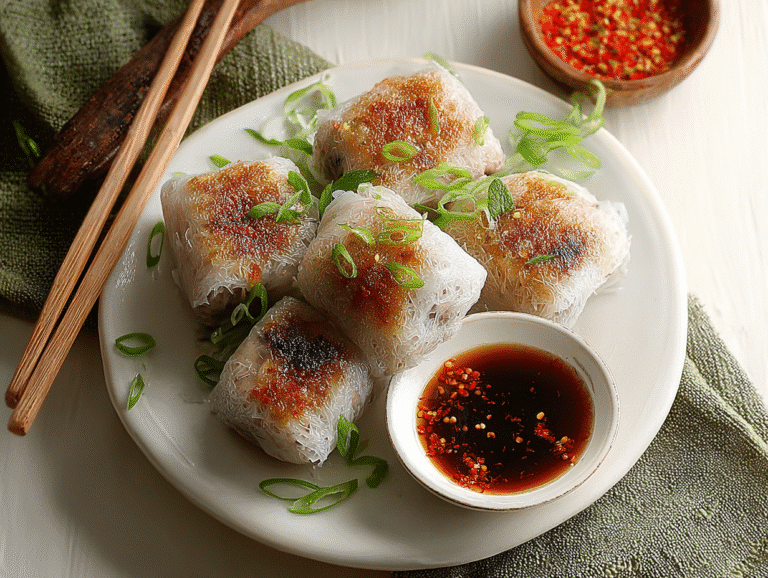 Crispy Rice Paper Dumplings