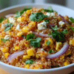 Dairy-Free Mexican Street Corn Quinoa Salad