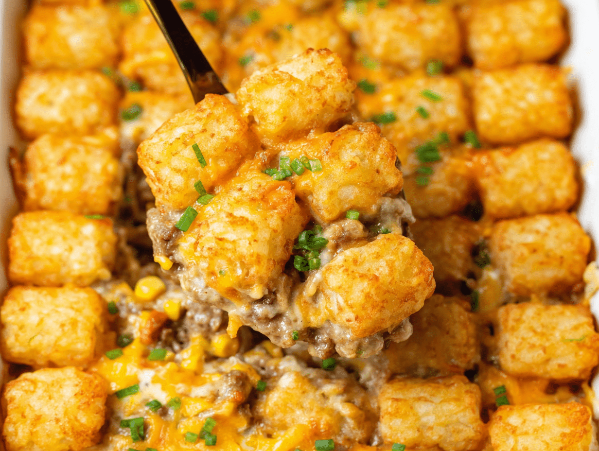 Dairy Free Tater Tot Casserole