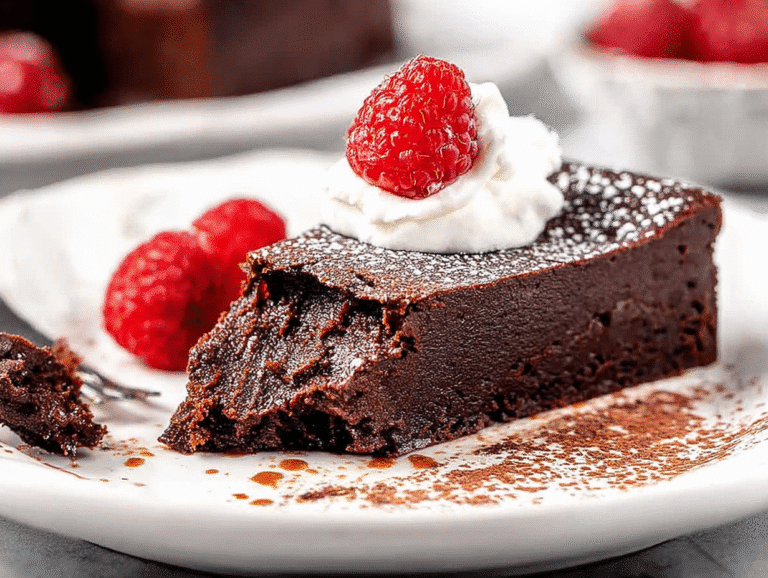 Decadent Flourless Chocolate Torte