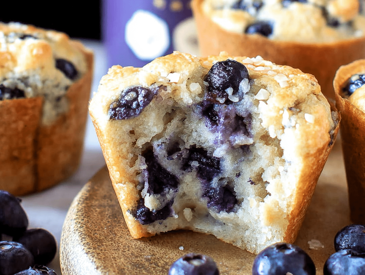 Delicious Vegan Blueberry Muffins