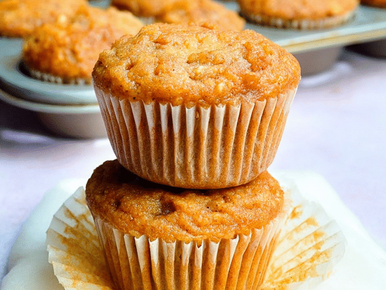 Easy Applesauce Muffins Recipe