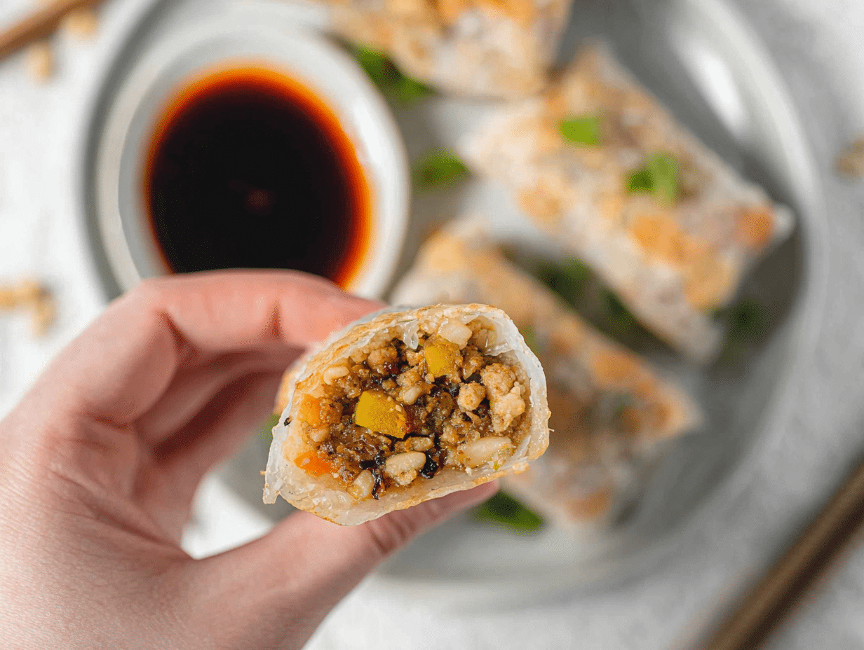 Easy Gluten Free Rice Paper Dumplings