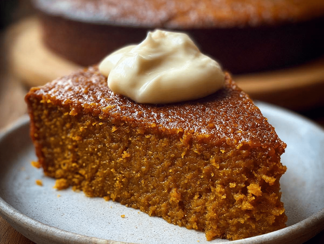 Flourless Sweet Potato Ginger Cake