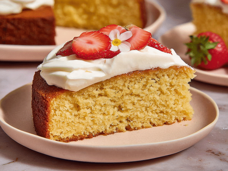 Gluten-Free Almond Flour Cake