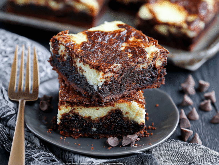 Gluten Free Cheesecake Brownies