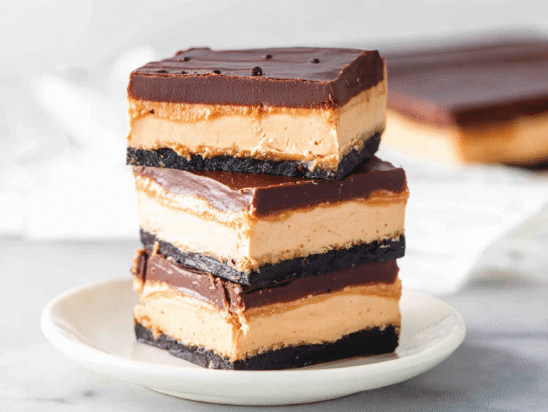 Gluten-Free Chocolate Peanut Butter Cheesecake Bars