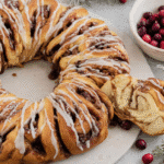 Gluten-Free Cinnamon Roll Wreath