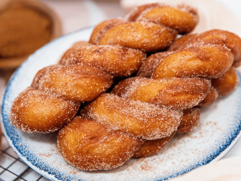 Gluten Free Cinnamon Twist Doughnuts