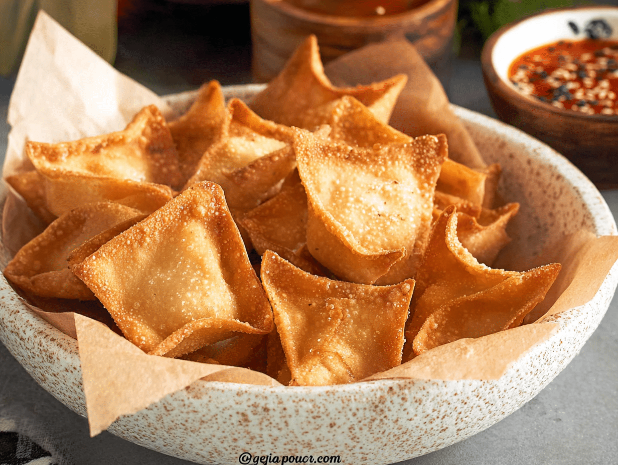Gluten Free Crab Rangoon