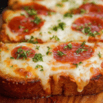 Gluten Free Garlic Bread Pizza Recipe, low FODMAP, vegan dairy free option
