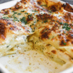 Gluten Free Garlic Chicken Lasagna
