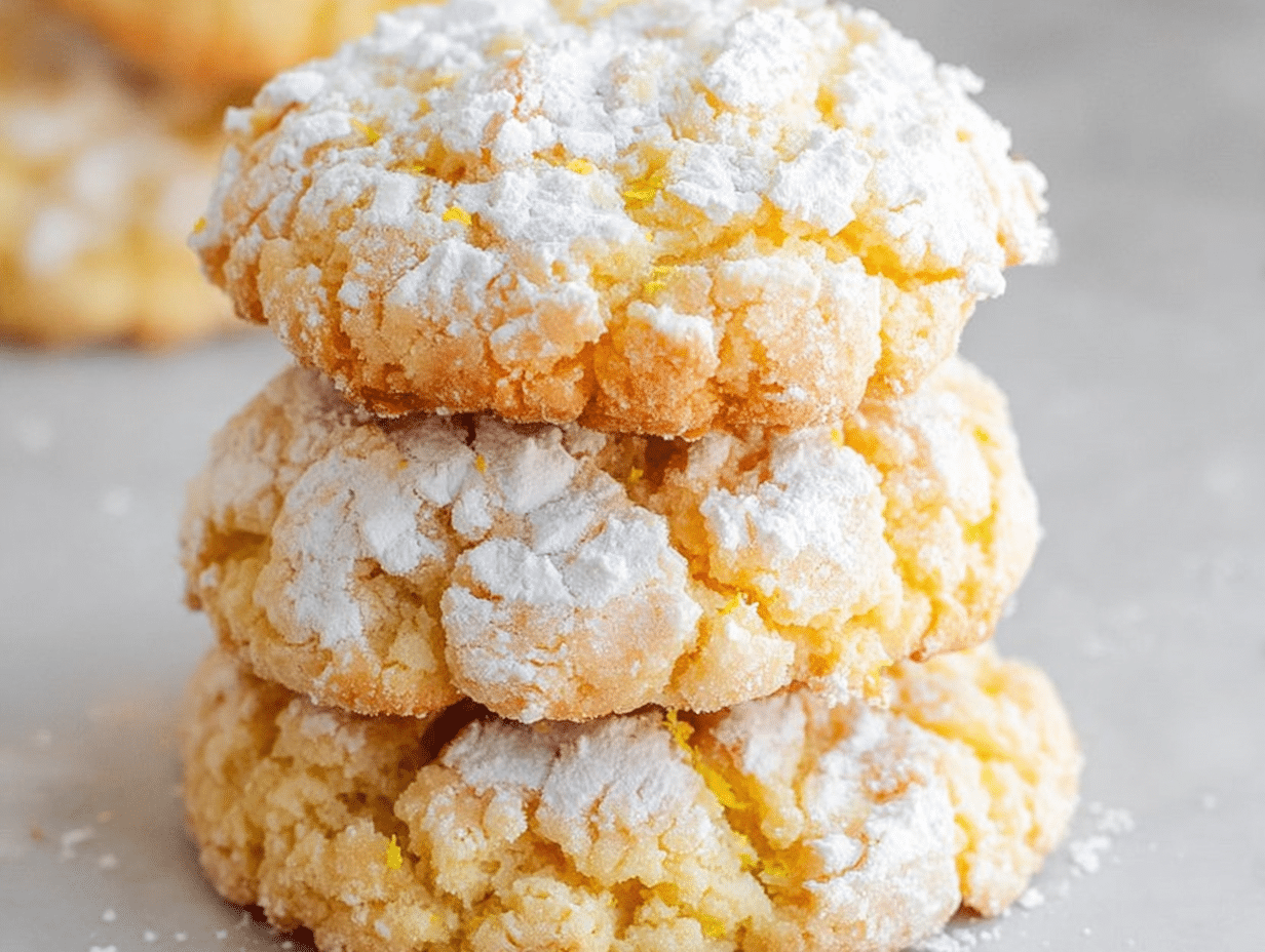 Gluten Free Gooey Butter Cookies