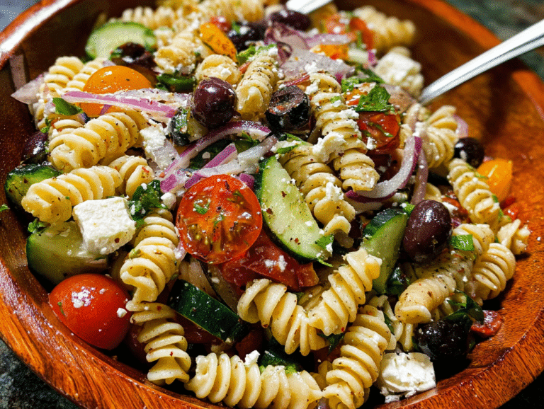 Gluten Free Greek Pasta Salad