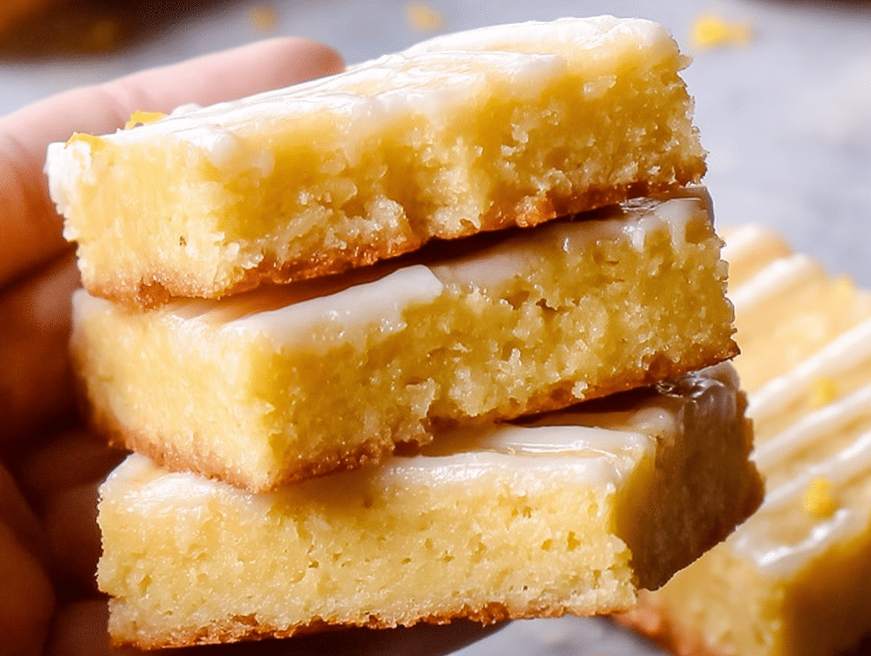 Gluten Free Lemon Brownies