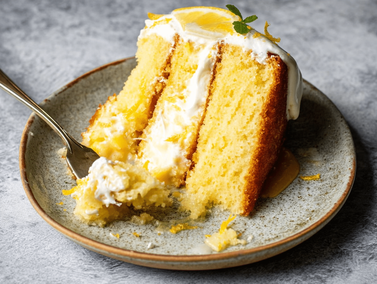 Gluten Free Lemon Curd Cake