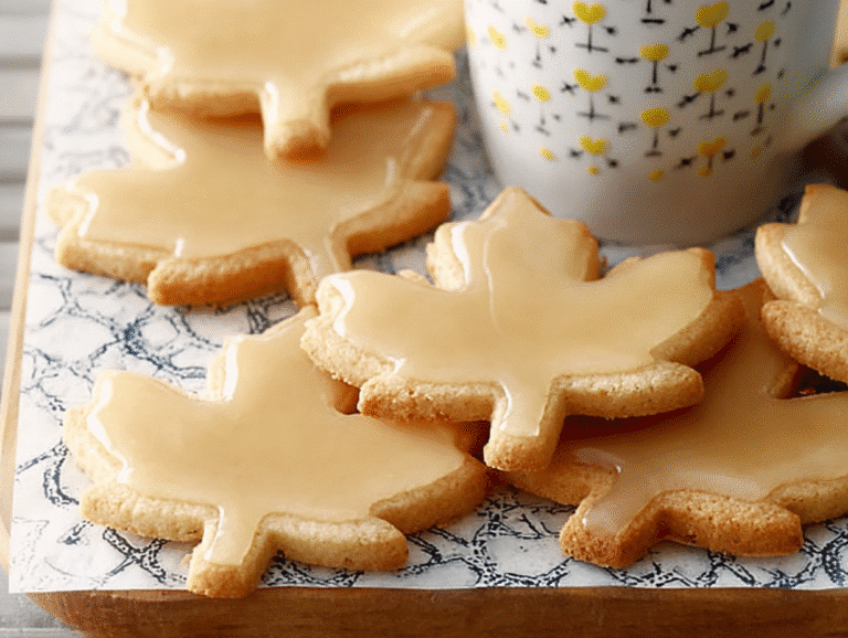 Gluten Free Maple Shortbread Cookies