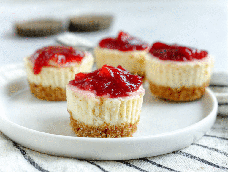 Gluten-Free Mini Cheesecakes