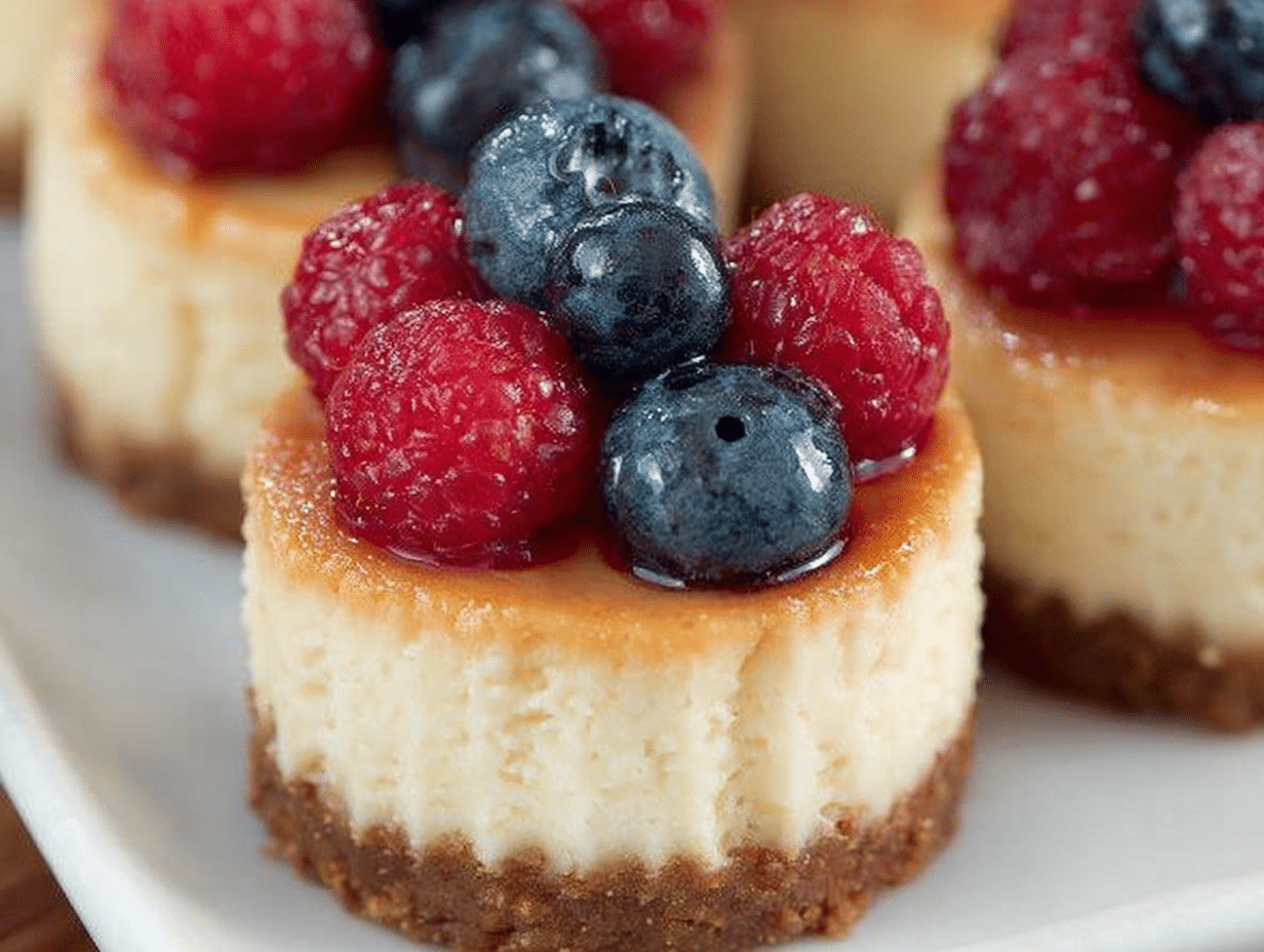 Gluten-Free Mini Cheesecakes