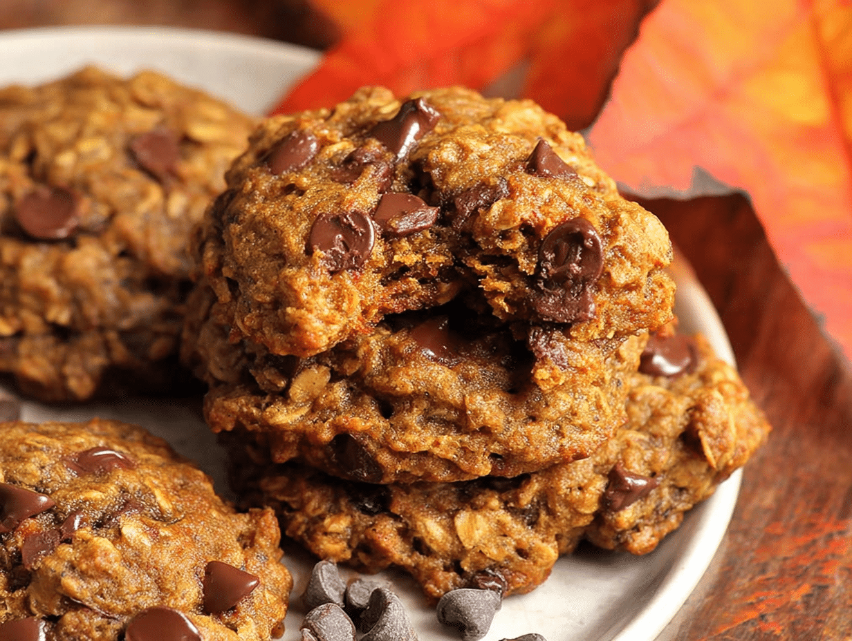 Gluten Free Pumpkin Oatmeal Cookies