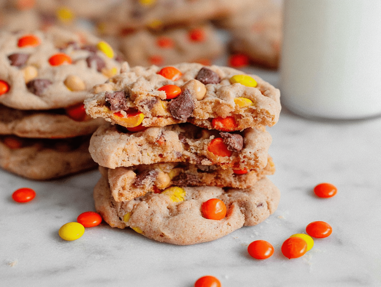 Gluten-Free Reese's Pieces Cookies