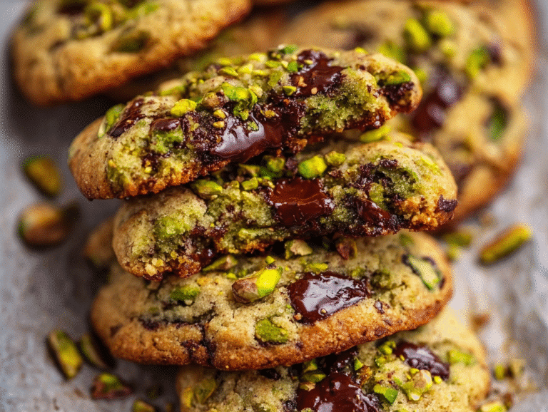 Gluten-Free Soft & Chewy Pistachio Cookies