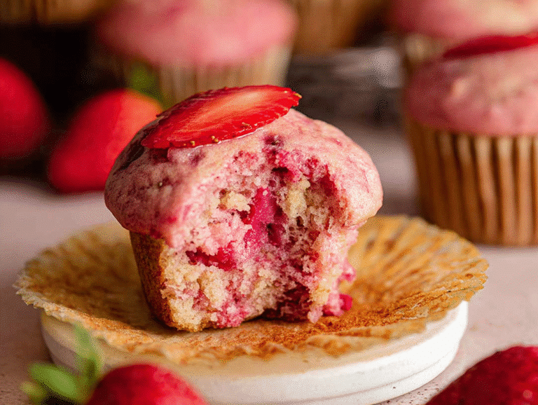 Gluten-Free Strawberry Muffins