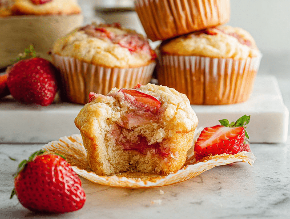 Gluten-Free Strawberry Muffins