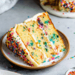 Gluten Free Vanilla Pound Cake with Sprinkles