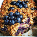 Healthy Blueberry Breakfast Baked Oatmeal