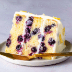 Healthy Lemon Blueberry Cake