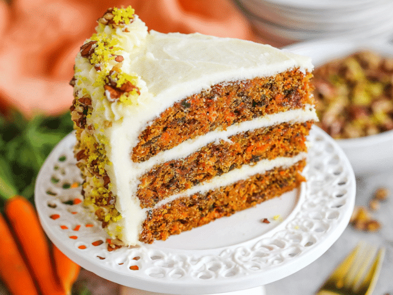Healthy No Sugar Carrot Cake