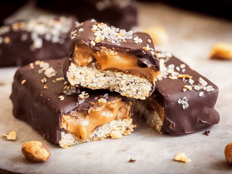 Healthy Snickers Bars