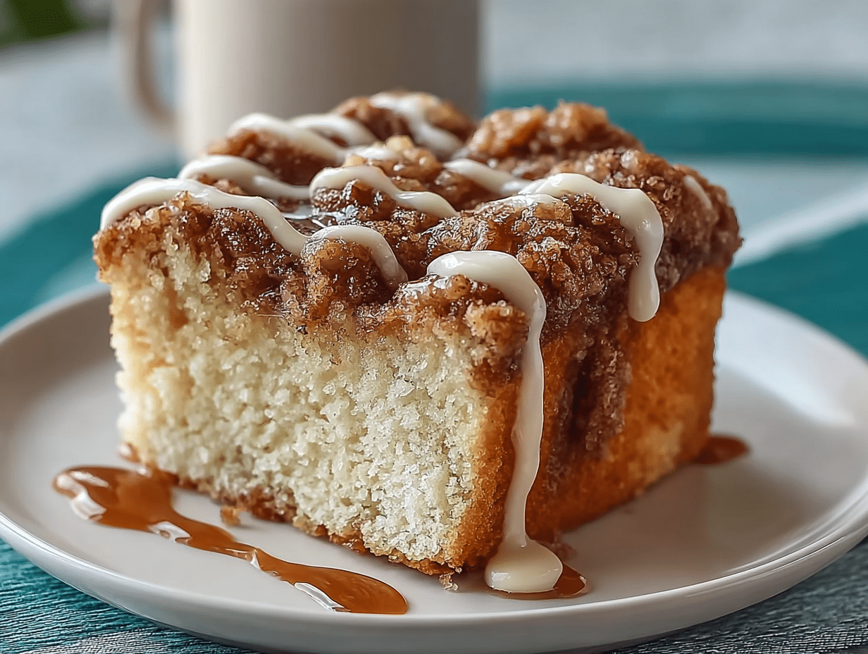 Healthy Starbucks Coffee Cake Recipe (grain free + a dairy free option!)