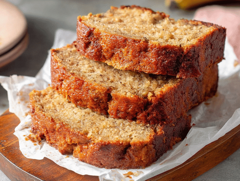 High Protein Banana Bread Breakfast Bread