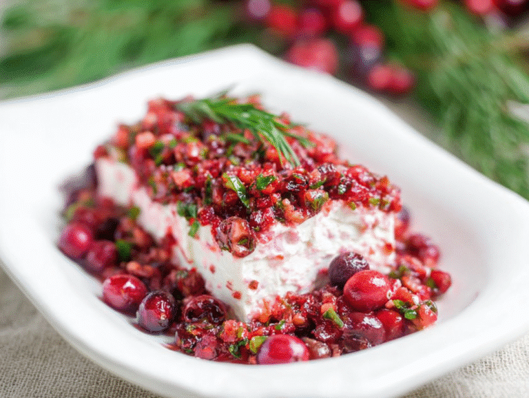 Holiday Cranberry Jalapeño Dip