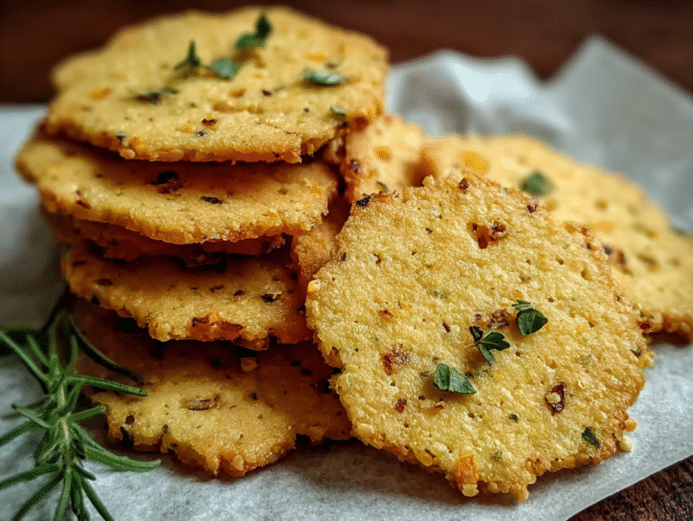 Homemade Chickpea Crackers