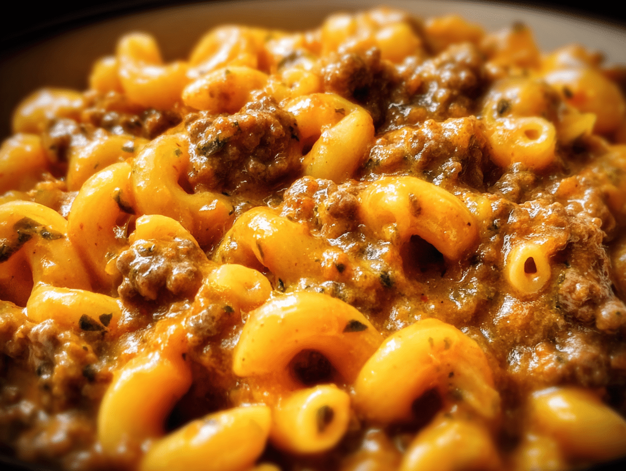 Homemade Gluten Free Hamburger Helper