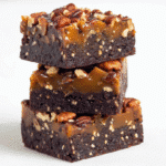 Irresistible No Bake Turtle Brownies