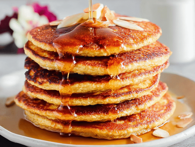 Keto Almond Flour Pancakes