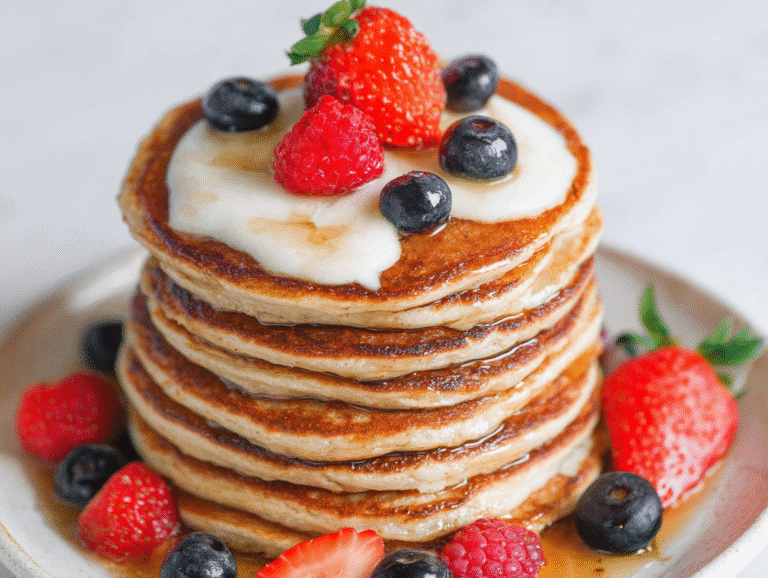 Oatmeal Blender Pancakes